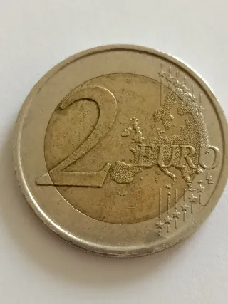 Moneda 2 euros España 1999-2009 Con error