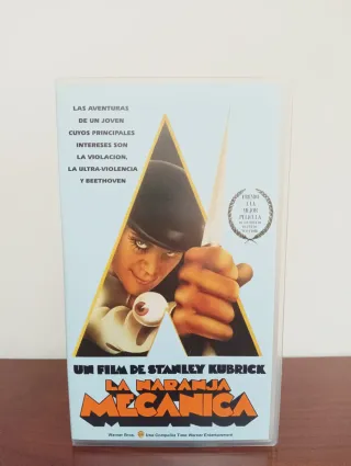 La Naranja Mecánica VHS  Con carátula alternativa