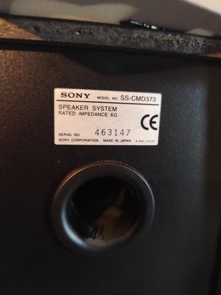 Altavoces Sony SS-CMD373