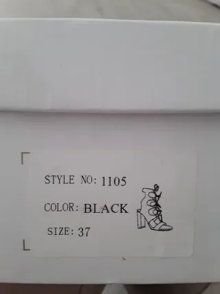 Tacones transparentes ALTA MODA talla 37