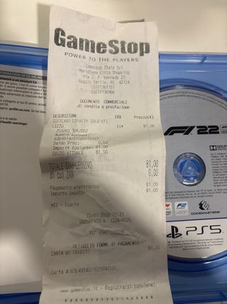 F1 22 PS5 - Nuovo Sigillato