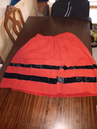 Traje Gallega niña Vintage Negro y Blanco