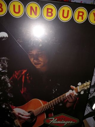 Póster Bunbury Gira Flamingos