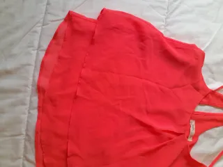 Blusa naranja/roja mujer
