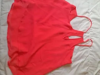 Blusa naranja/roja mujer