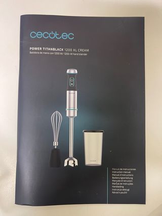 Batidora Cecotec Power Titanblack 1200 XL