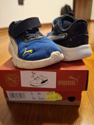 Scarpe Puma Bambino Blu taglia 23