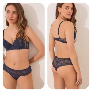 Braguitas Women'secret Talla M Encaje Azul