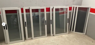 Pack de 3 ventanas + puerta de balcón