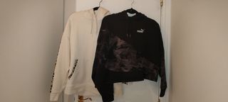 Sudadera Puma Negra con Diseño