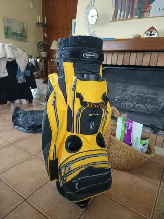 Bolsa de golf Atlantic amarilla y negra