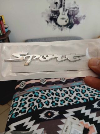 Distintivo Sport 3D Metallo Sport