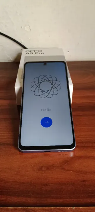 OPPO A5 Pro + Funda Protectora Plata