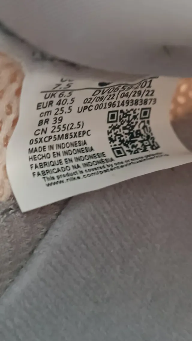 Sneakers Nike Air Kukini taglia 40.5 C3Y3673