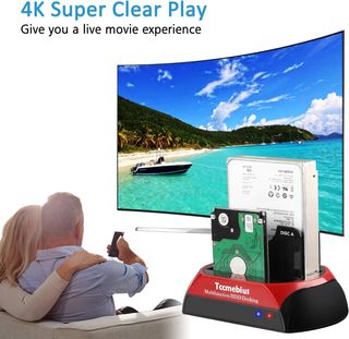 - Tccmebius USB 3.0 Estación de Acoplamiento del