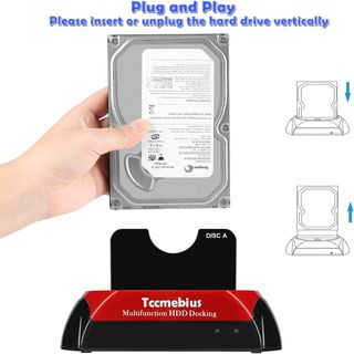- Tccmebius USB 3.0 Estación de Acoplamiento del
