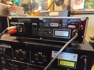 Sony MDS-S40 Minidisc Deck Plata