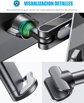 Zommuei Soporte Tablet Coche, Soporte Reposacabeza