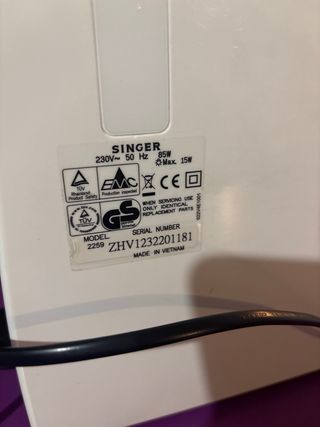 Máquina de coser Singer Tradition