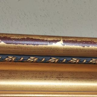 Espejo de Pared Grande 120x80 Marco Dorado