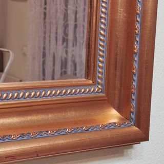 Espejo de Pared Grande 120x80 Marco Dorado