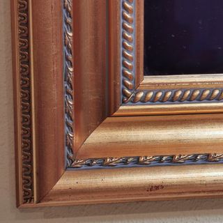 Espejo de Pared Grande 120x80 Marco Dorado