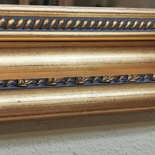 Espejo de Pared Grande 120x80 Marco Dorado