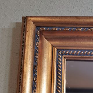 Espejo de Pared Grande 120x80 Marco Dorado