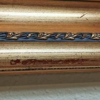 Espejo de Pared Grande 120x80 Marco Dorado