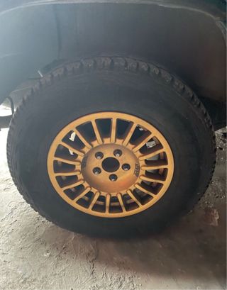 Llantas Braid doradas