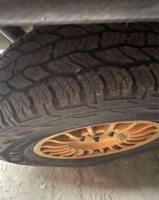 Llantas Braid doradas