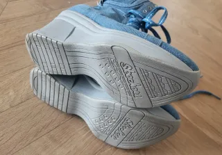 Botas Skechers Mujer Azul