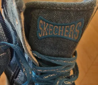 Botas Skechers Mujer Azul