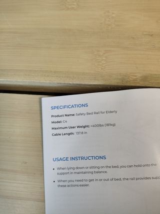 Barandilla de Cama Nimood con Luz