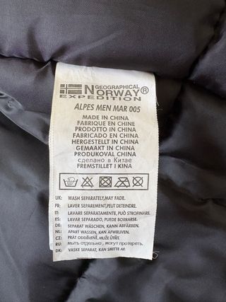 Parka Geographical Norway Azul