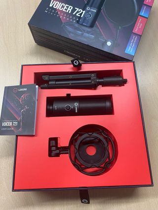 Micrófono Lorgar Voicer 721 Gaming Trípode.