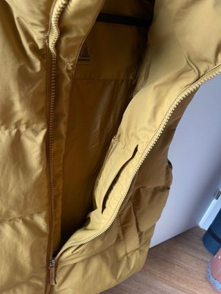 Chaleco acolchado H&M Mostaza XL