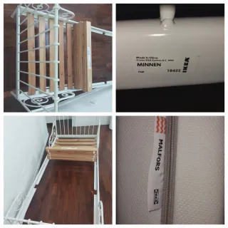 Cama Extensible Ikea MINNEN Blanca 80x 200