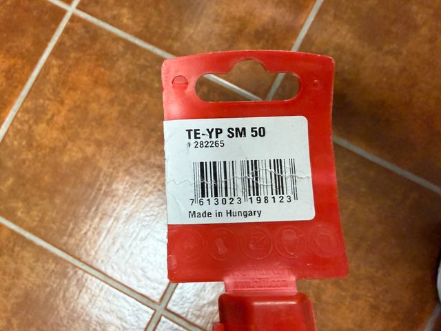 Cincel Puntero Hilti TE-YP SM 50 SDS MAX