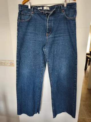 Mango Vaqueros Mujer Azules