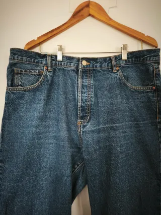 Mango Vaqueros Mujer Azules