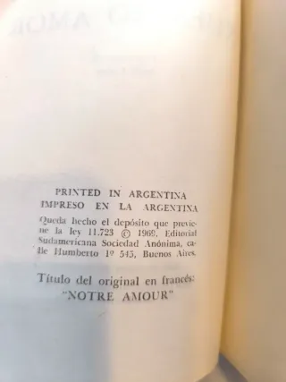 Nuestro amor - Roger Peyrefitte