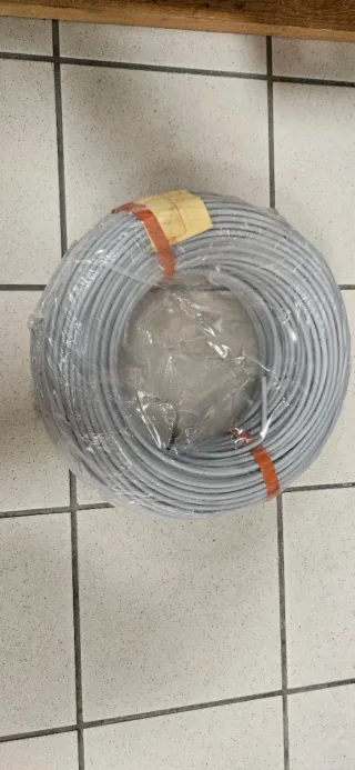 Cavo elettrico 6mm grigio/marrone