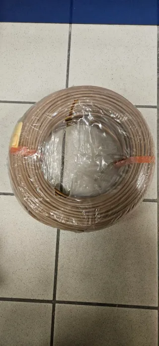 Cavo elettrico 6mm grigio/marrone