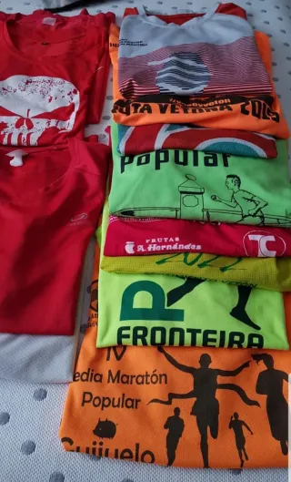 Lote Camisetas Deportivas Maratón