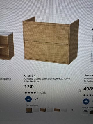 Mueble de baño Ikea ÄNGSJÖN nuevo