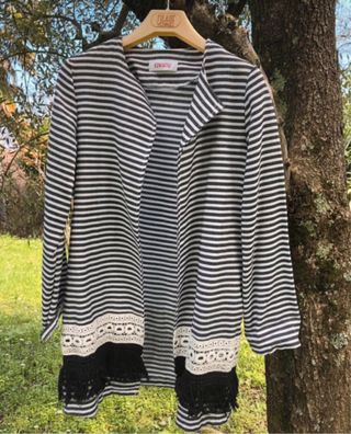 Kontatto Blazer Lungo a Righe