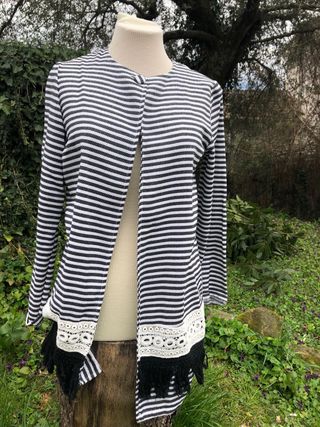 Kontatto Blazer Lungo a Righe