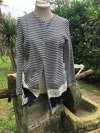 Kontatto Blazer Lungo a Righe