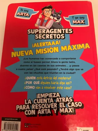 Libro Arta y Max: Superagentes Secretos